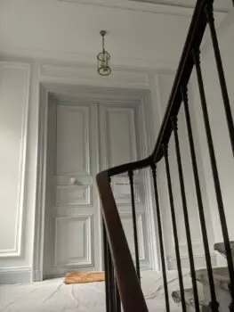 Entreprise de peinture Paris 17 (75017) – Artisan peintre Batignolles • Ternes • Villiers 5 peinture-cage-escalier-villiers-75017