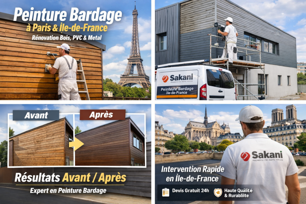 Peinture de bardage à Paris et en Île-de-France 2 Peinture bardage Paris Île-de-France