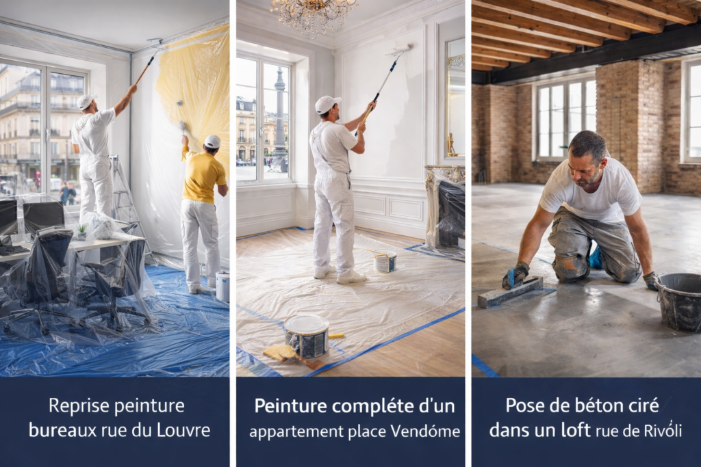 Peintre Paris 1 – Travaux de peinture haut de gamme au cœur de Paris 2 Projets de rénovation à Paris (1)